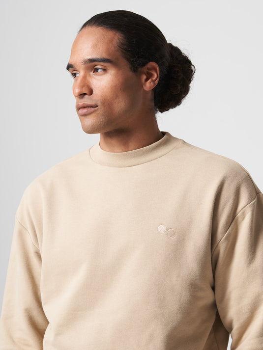 Pinqponq Sweatshirt - Caramel Khaki (Unisex) Auslauf