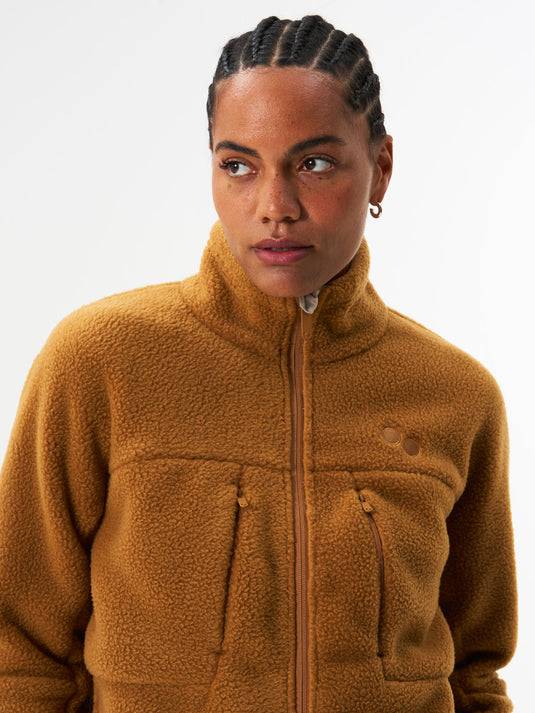 Pinqponq Fleece Jacket - Ginger Biscuit (Female) Angebote