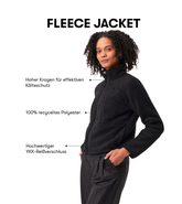 Pinqponq Fleece Jacket - Peat Black (Female) Schlussverkauf