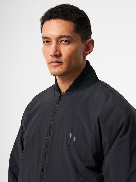 Pinqponq Light Bomber Jacket - Peat Black (Unisex) Günstiger Verkauf