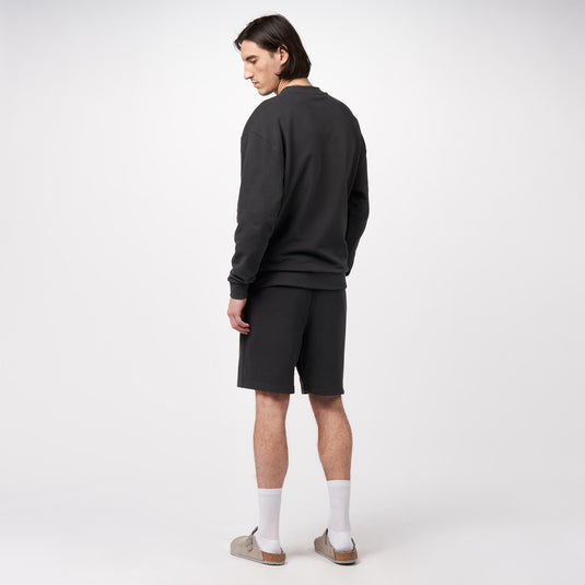 Pinqponq Sweatshort - Peat Black (Unisex) Auslauf