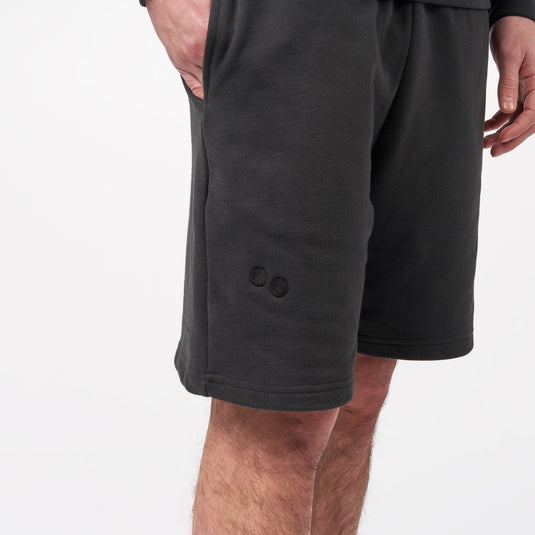 Pinqponq Sweatshort - Peat Black (Unisex) Auslauf