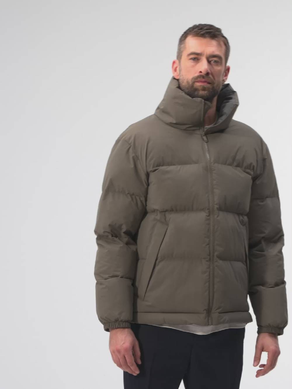 Pinqponq Puffer Jacket - Coffee Brown (Unisex) Schlussverkauf
