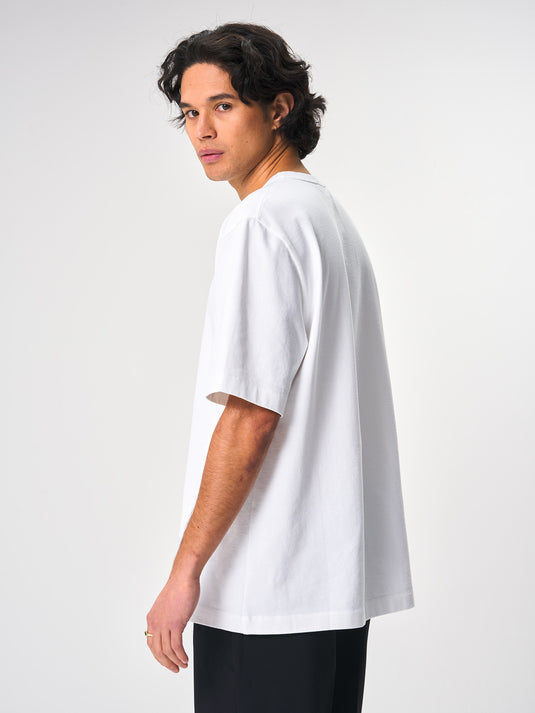 Pinqponq T-Shirt Cotton - Dandelion White (Male) Günstiger Verkauf