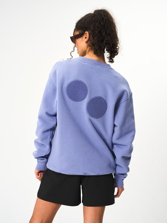 Pinqponq Sweatshirt Cotton - Pool Blue (Unisex) Online