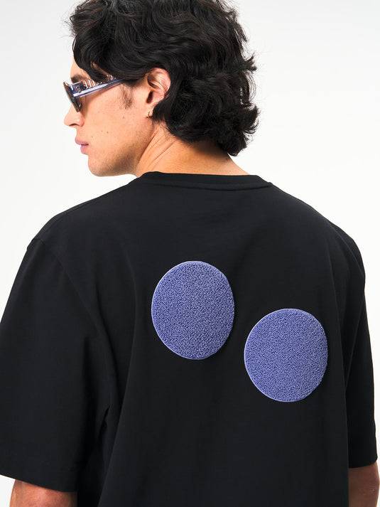 Pinqponq T-Shirt Cotton - Black Frottee Pool (Male) Outlet