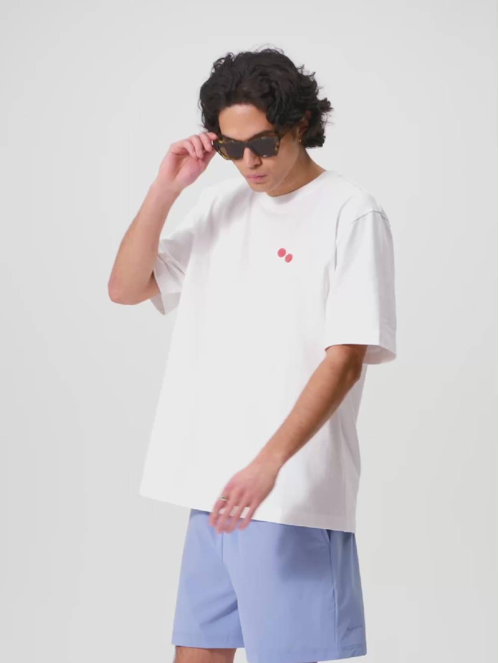 Pinqponq T-Shirt Cotton - White Frottee Watermelon (Male) Verkauf