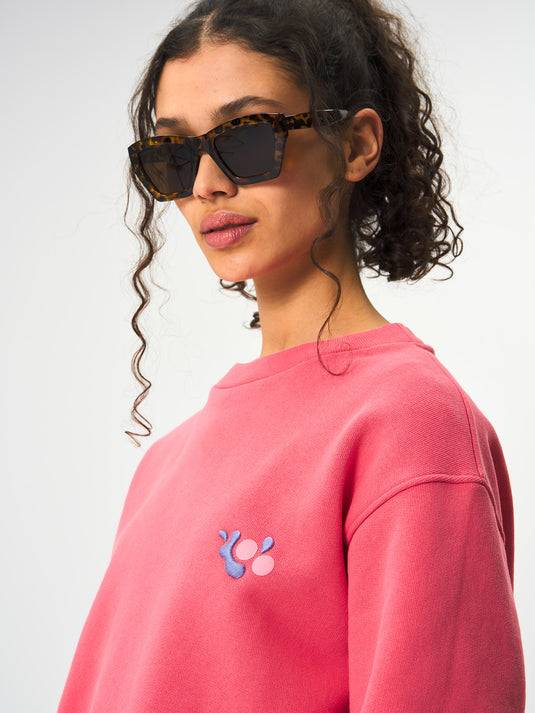 Pinqponq Sweatshirt Cotton - Watermelon Pink (Unisex) Angebote