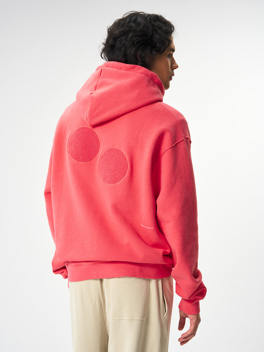 Pinqponq Hoodie Cotton - Watermelon Pink (Unisex) im Angebot