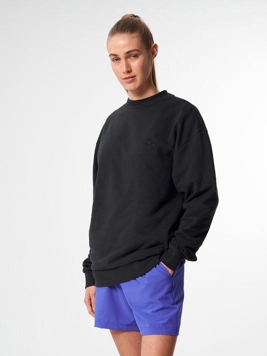 Pinqponq Sweatshirt - Circles Peat Black (Unisex) Günstiger Verkauf