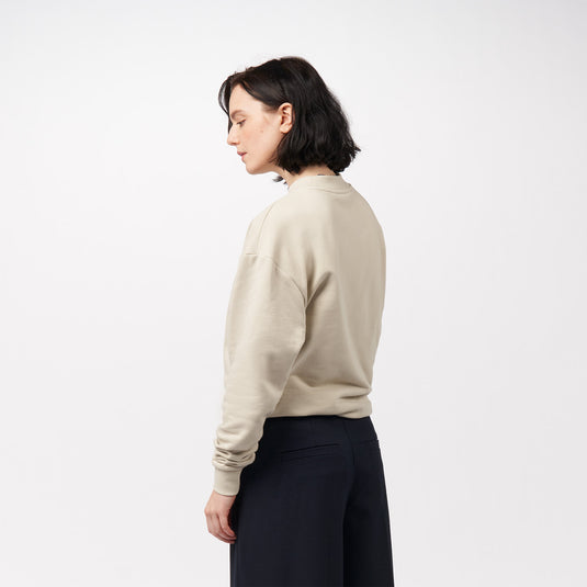 Pinqponq Sweatshirt - Cliff Beige (Unisex) Outlet