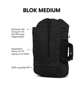 Pinqponq Blok Medium - Rooted Black Fabrikverkauf
