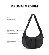 Pinqponq Krumm Medium - Crinkle Black Meist gekauft