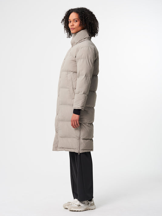 Pinqponq Puffy Parka - Cement Taupe (Female) Online