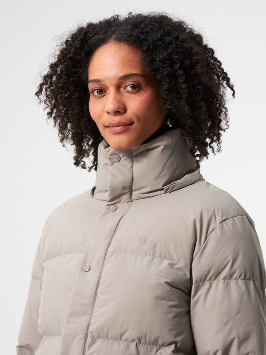 Pinqponq Puffy Parka - Cement Taupe (Female) Online
