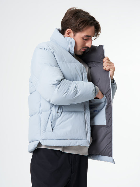 Pinqponq Puffer Jacket - Iced Grey (Unisex) Fabrikverkauf