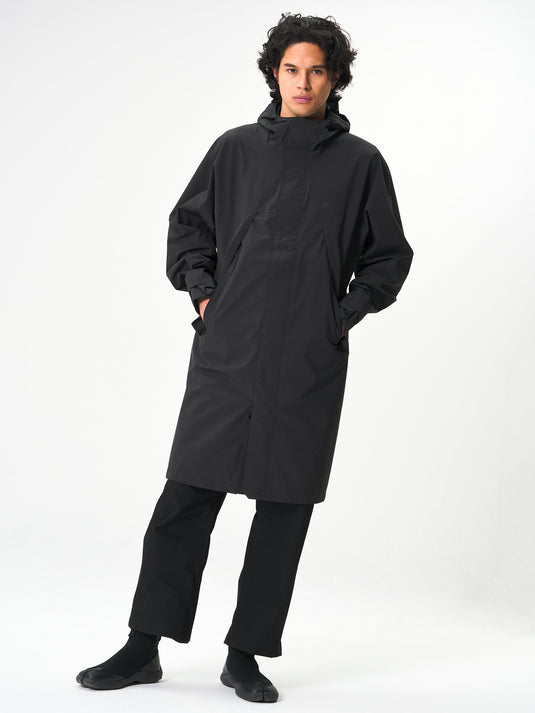 Pinqponq Aestech Rain Parka - Peat Black (Unisex) Meist gekauft