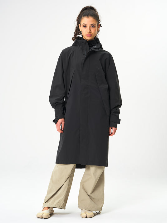 Pinqponq Aestech Rain Parka - Peat Black (Unisex) Meist gekauft