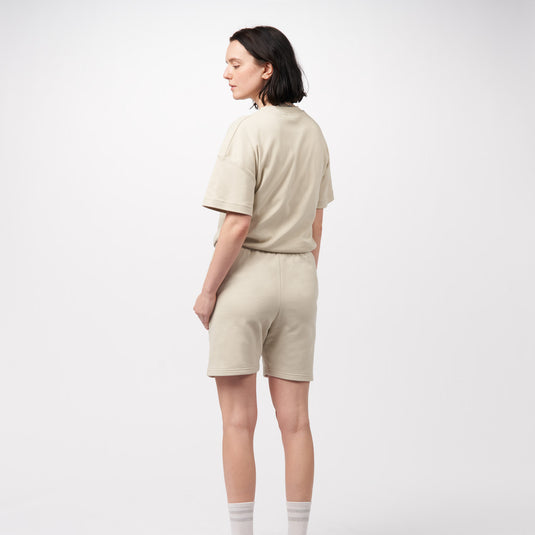 Pinqponq Sweatshort - Cliff Beige (Unisex) Outlet