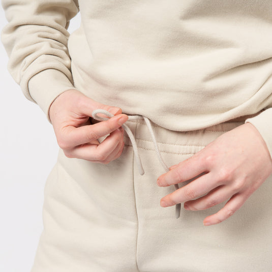 Pinqponq Sweatshort - Cliff Beige (Unisex) Outlet