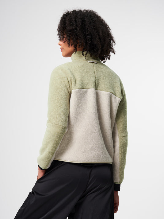 Pinqponq Fleece Jacket - Tune Olive (Female) Auslauf