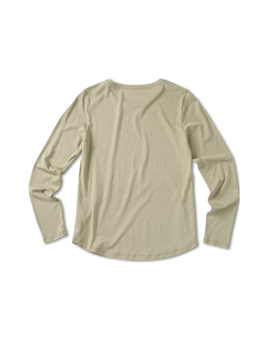 Pinqponq Longsleeve TENCEL™ - Wooden Olive (Female) Begrenztes Angebot