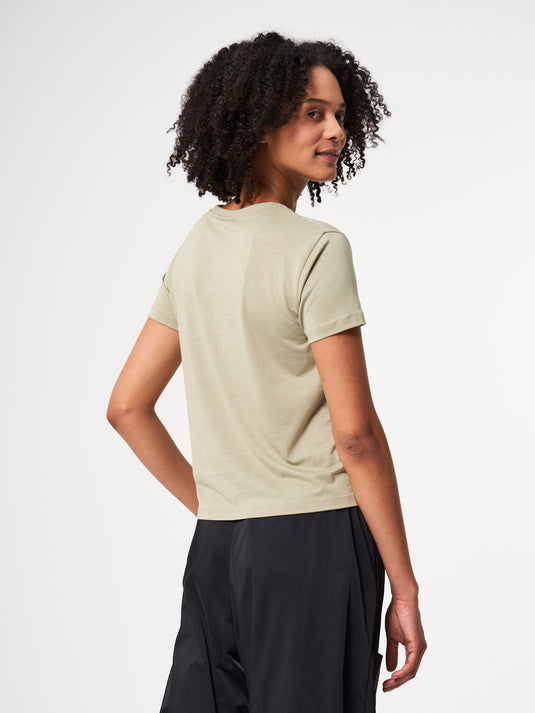 Pinqponq T-Shirt TENCEL™ - Wooden Olive (Female) im Angebot