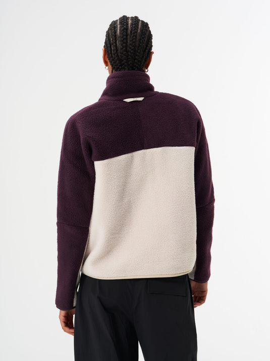Pinqponq Fleece Jacket - Tune Plum (Female) Meist gekauft