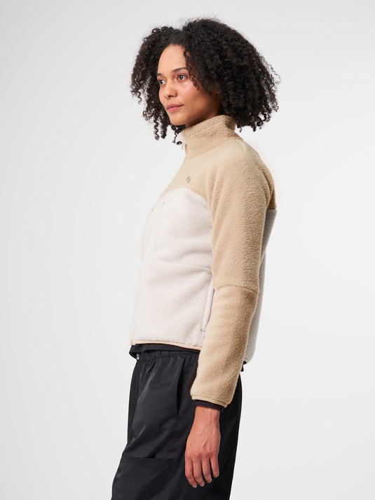 Pinqponq Fleece Jacket - Tune Khaki (Female) Online