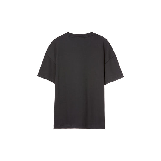 Pinqponq T-Shirt - Peat Black Yin Yang (Unisex) Outlet