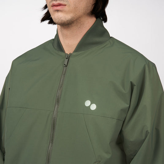 Pinqponq Light Bomber Jacket - Forester Olive (Unisex) Hotsell