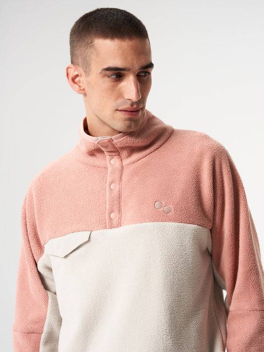 Pinqponq Fleece Pullover - Tune Pink (Unisex) Fabrikverkauf