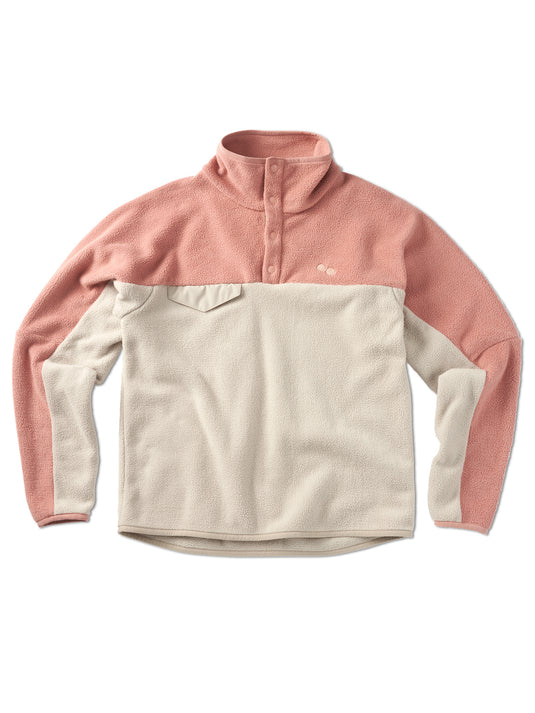 Pinqponq Fleece Pullover - Tune Pink (Unisex) Fabrikverkauf