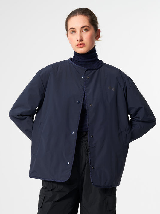 Pinqponq Reversible Jacket - Tune Navy (Unisex) Zeitlich begrenztes Angebot