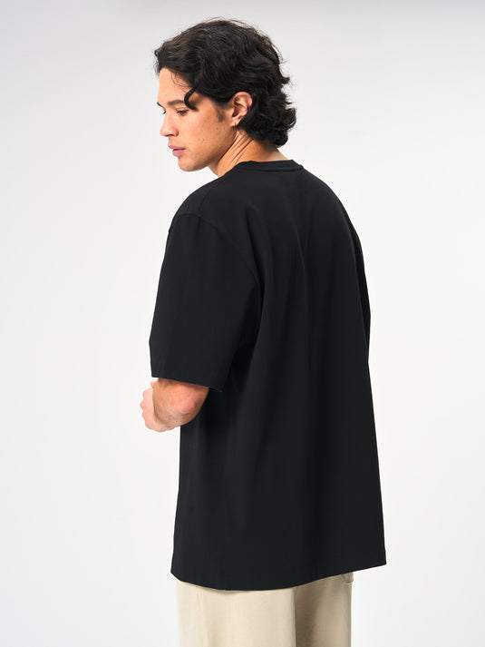 Pinqponq T-Shirt Cotton - Black (Male) Auslauf