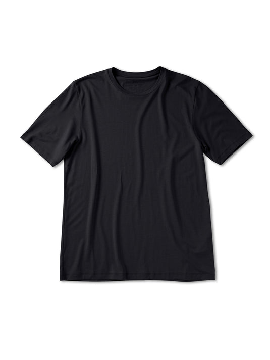 Pinqponq T-Shirt TENCEL™ - Wooden Black (Male) Verkauf