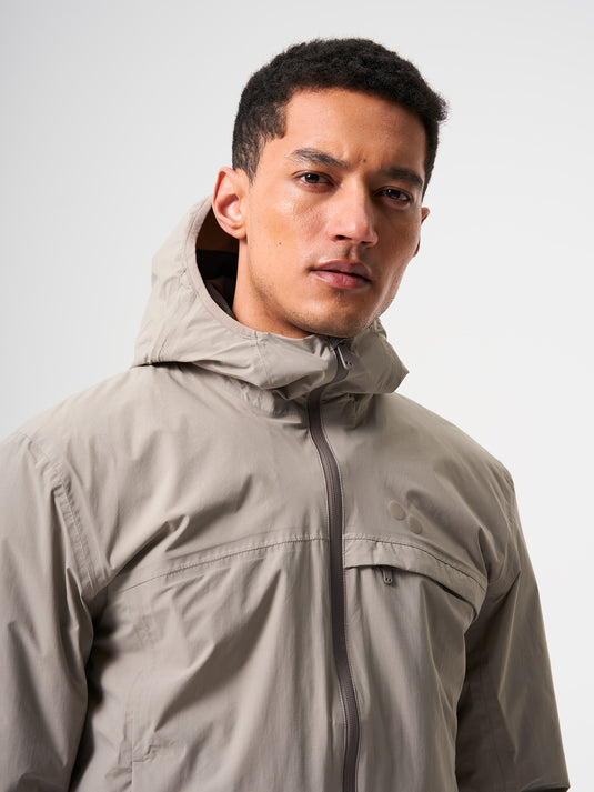 Pinqponq Hoodie Jacket - Cement Taupe (Male) Angebote