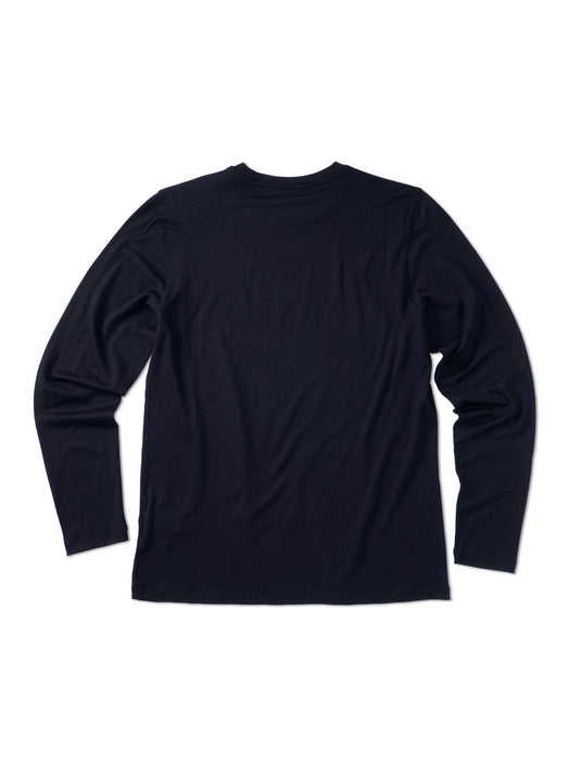 Pinqponq Longsleeve Merino - Sheep Navy (Male) Hotsell