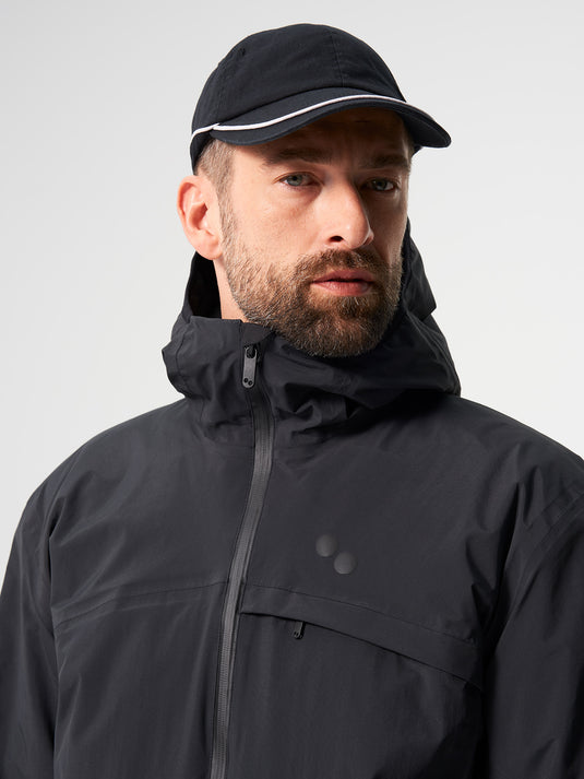 Pinqponq Hoodie Jacket - Peat Black (Male) im Angebot