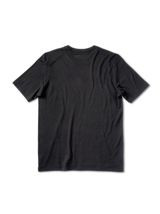 Pinqponq T-Shirt Merino - Dark Grey Melange (Male) Schlussverkauf