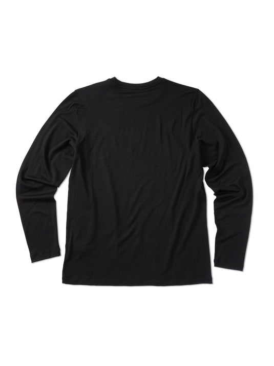 Pinqponq Longsleeve Merino - Sheep Black (Male) Günstiger Verkauf