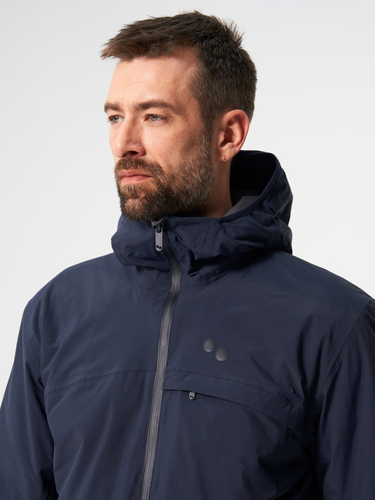 Pinqponq Hoodie Jacket - Fjord Navy (Male) Fabrikverkauf