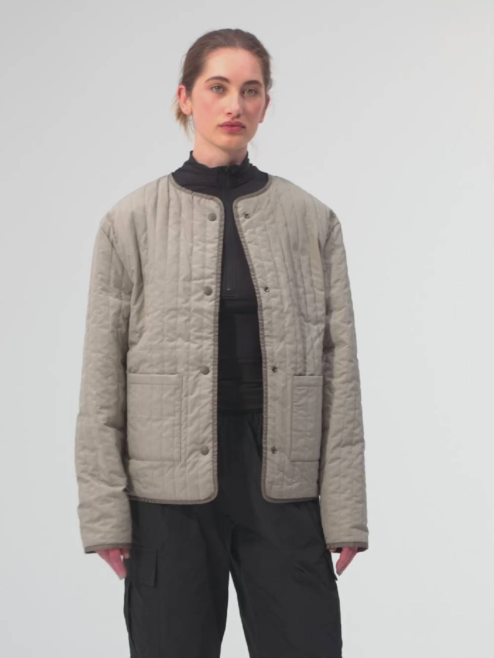 Pinqponq Reversible Jacket - Tune Brown (Unisex) Blitzverkäufe