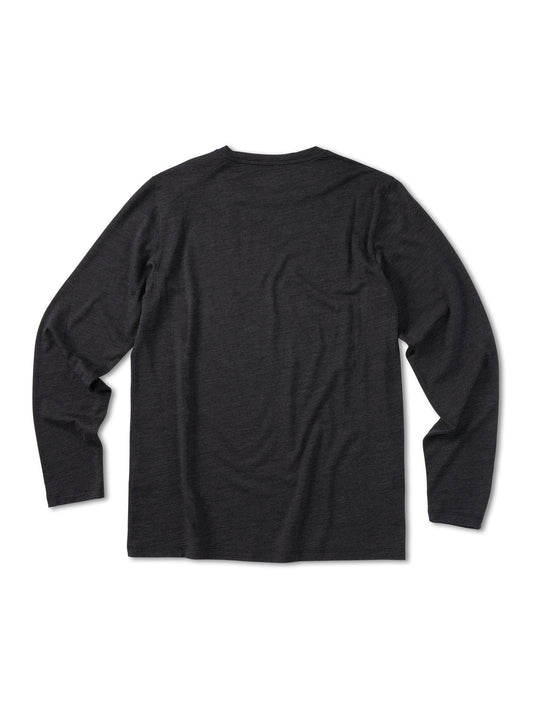 Pinqponq Longsleeve Merino - Dark Grey Melange (Male) Verkauf