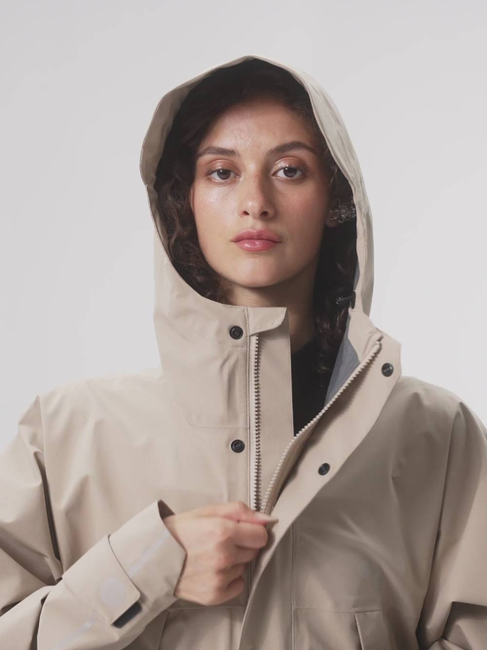 Pinqponq Aestech Rain Parka - Caramel Khaki (Unisex) Angebote