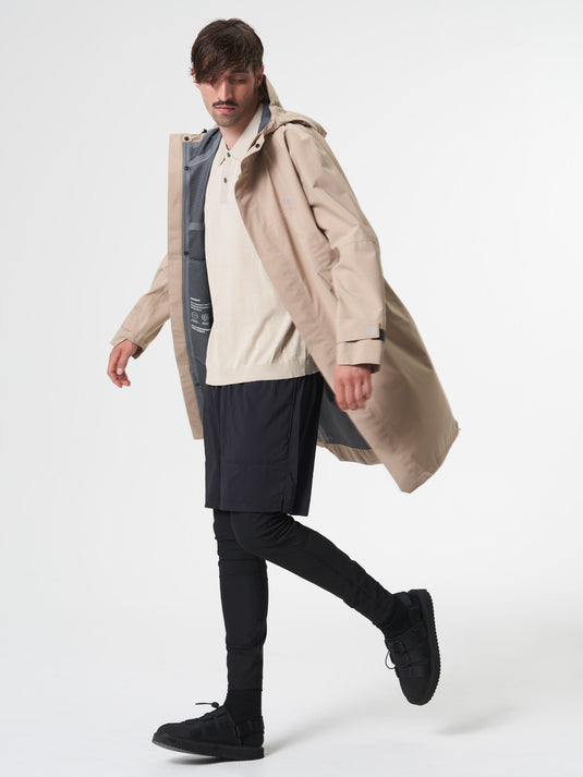 Pinqponq Aestech Rain Parka - Caramel Khaki (Unisex) Angebote