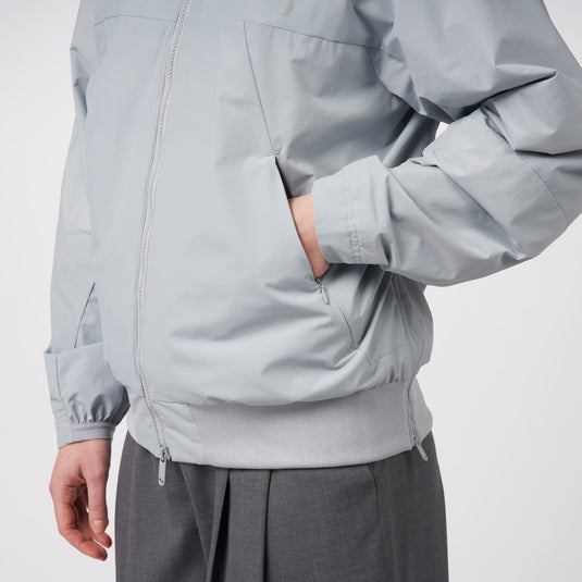 Pinqponq Light Bomber Jacket - Iced Grey (Unisex) Schlussverkauf