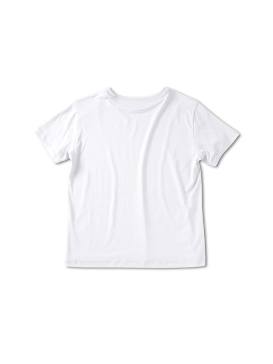 Pinqponq T-Shirt TENCEL™ - Wooden White (Female) Fabrikverkauf