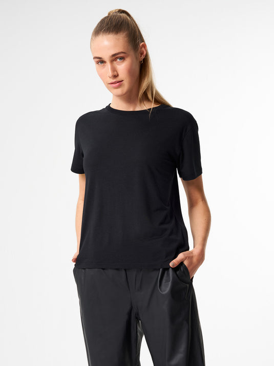 Pinqponq T-Shirt TENCEL™ - Wooden Black (Female) Meist gekauft