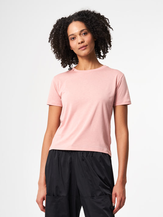 Pinqponq T-Shirt TENCEL™ - Wooden Pink (Female) Online